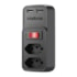 ADAPTADOR ELETRICO PRETO 2 TOMADAS + 2 USB EAC 202 INTELBRAS 4820049