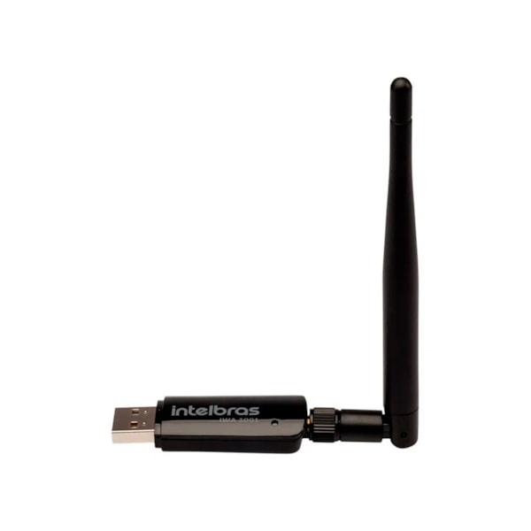 ADAPTADOR USB WIRELESS IWA 3001 COM ANTENA INTELBRAS 4710016