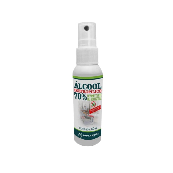 ALCOOL ISOPROPILICO 70% 60ML IMPLASTEC