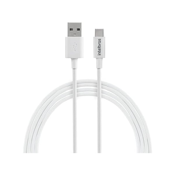 CABO USB-C X USB 1,2M PVC BRANCO 3A 15W INTELBRAS 4830064