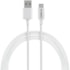 CABO USB-C X USB 1,2M PVC BRANCO 3A 15W INTELBRAS 4830064