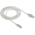 CABO USB-C X USB 1,5M NYLON BRANCO 3A INTELBRAS 4830067