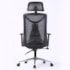 CADEIRA OFFICE MESH CINZA ESTRUT PRETO ERGO ELITE BLUECASE - BCOE-01GYBK