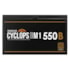 FONTE GAMDIAS CYCLOPS M1-550B WATTS 80 PLUS BRONZE SEM CABO