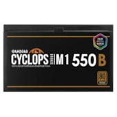 FONTE GAMDIAS CYCLOPS M1-550B WATTS RGB 80 PLUS BRONZE SEM CABO