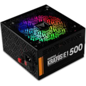 FONTE GAMER GAMDIAS 500W KRATOS E1 80 PLUS GD-Z500ZZZ