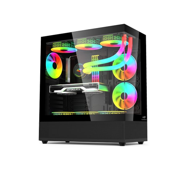 GABINETE AQUARIUS MT-G850BK PRETO S/FONTE C3TECH