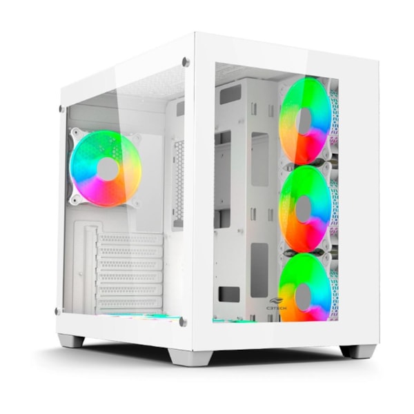 GABINETE AQUARIUS MT-G910 BRANCO S/FONTE C3TECH