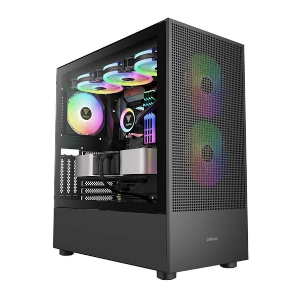 GABINETE GAMER TALOS E3 MESH ELITE PRETO