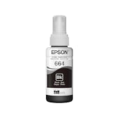 GARRAFA REFIL DE TINTA EPSON T664120AL PRETO 70ML L365 L375 L565 L575 L1300 L120 L380 L395 L3