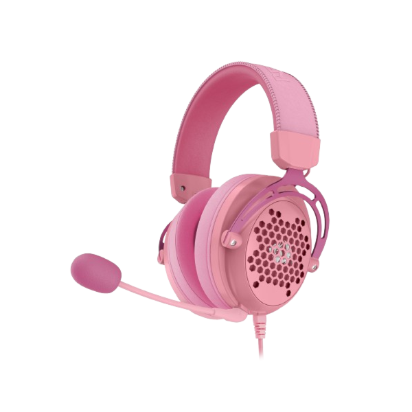 HEADSET GAMER REDRAGON DIOMEDES ROSA  H388-P