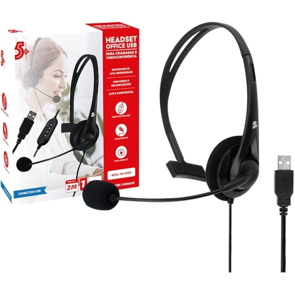 HEADSET OFFICE  CONECTOR USB