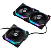 KIT 3 FANS GAMER UNI FAN REDRAGON BY LIAN LI RGB C/CONTROLADORA UF-SL120-3B SI