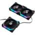 KIT 3 FANS GAMER UNI FAN REDRAGON BY LIAN LI RGB C/CONTROLADORA UF-SL120-3B SI