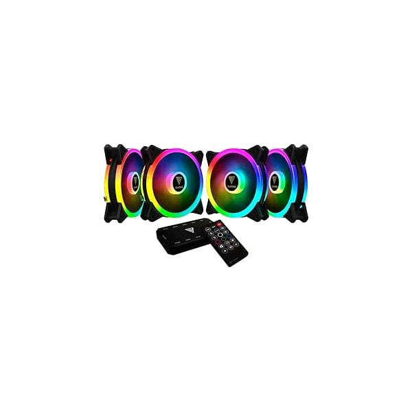 KIT 4 FANS GAMDIAS RGB AEOLUS M2-1204R