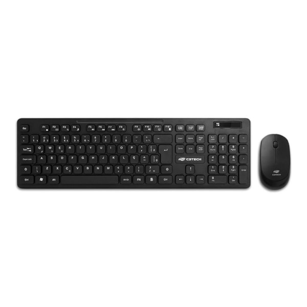 KIT TECLADO E MOUSE K-W70BK WIRELESS C3TECH