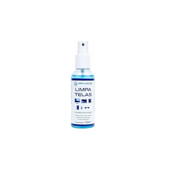 LIMPA TELAS AZUL 60ML IMPLASTEC