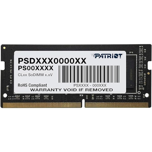 MEMORIA P/ NOTEBOOK 16GB PATRIOT DDR4 3200MHZ PSD416G320081S