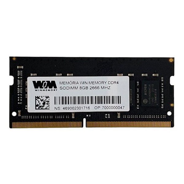 MEMORIA P/ NOTEBOOK WINMEMORY 8GB DDR4 2666MHZ WHS84S8AZ