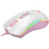 MOUSE GAMER COBRA RGB BRANCO COM ROSA M711WFPS