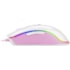 MOUSE GAMER COBRA RGB BRANCO COM ROSA M711WFPS