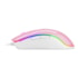 MOUSE GAMER COBRA RGB ROSA COM BRANCO M711PW