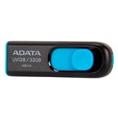 PEN DRIVE 32GB ADATA BLACK/BLUE AUV128-32G-RGE
