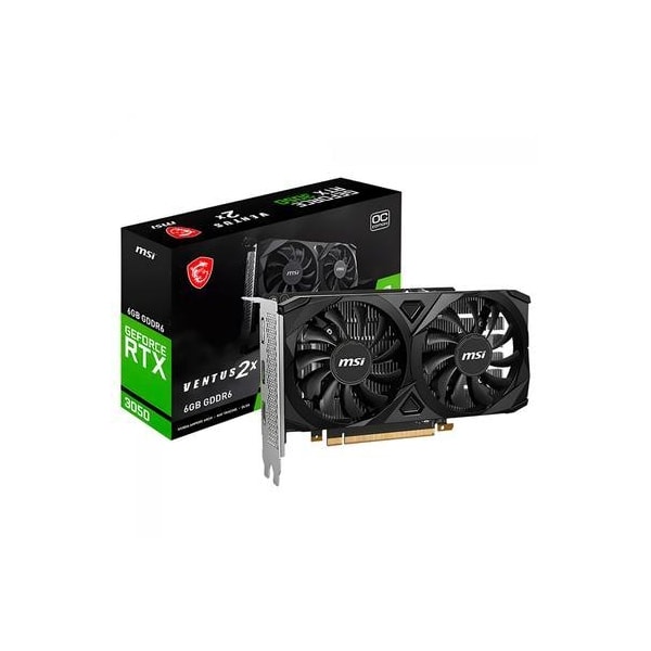 PLACA DE VIDEO MSI GEFORCE RTX 3050 VENTUS 2X OC 6GB - 96 BITS RTX3050VOC