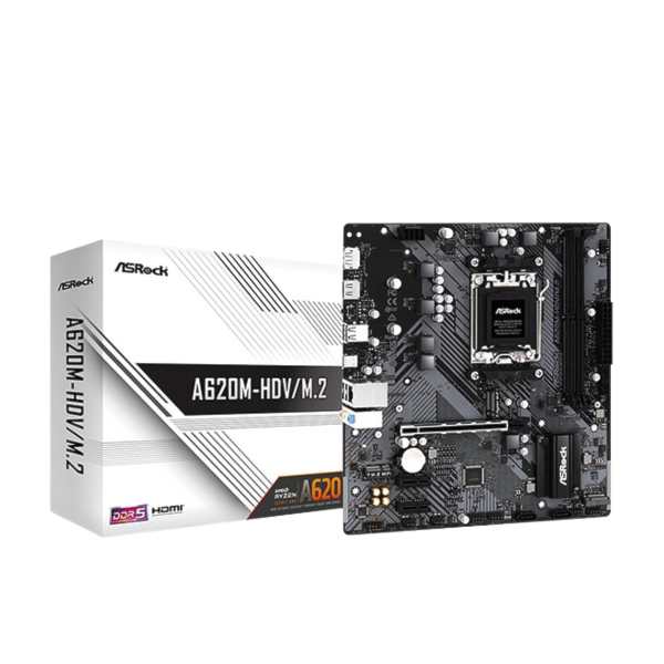 PLACA MAE ASROCK A620M-HDV/M.2 AM5 DDR5  -  90-MXBLL0-A0UAYZ