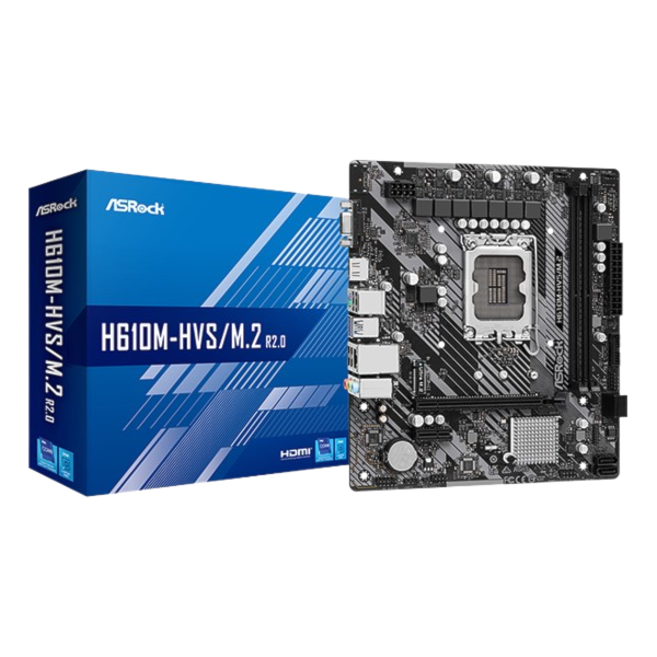 PLACA MAE ASROCK H610M-HVS M.2 R2.0 LGA1700 DDR4 90-MXBJJ0-A0BAY1Z