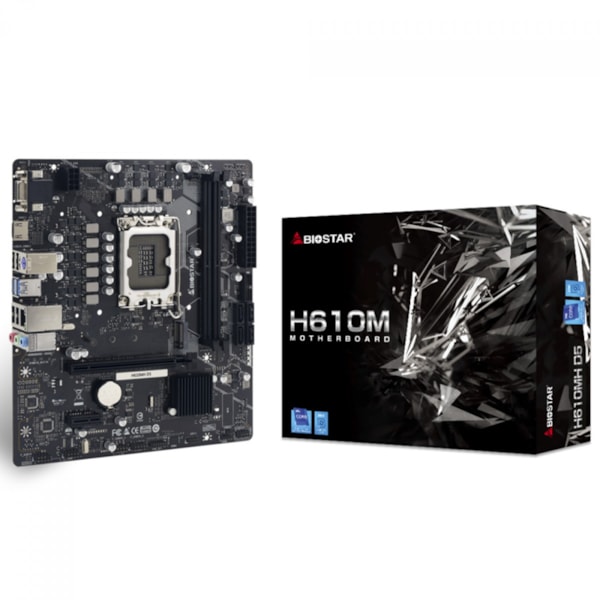 PLACA MAE H610MH DDR5 LGA1700 BIOSTAR D5 VER6.3 H61MHD5