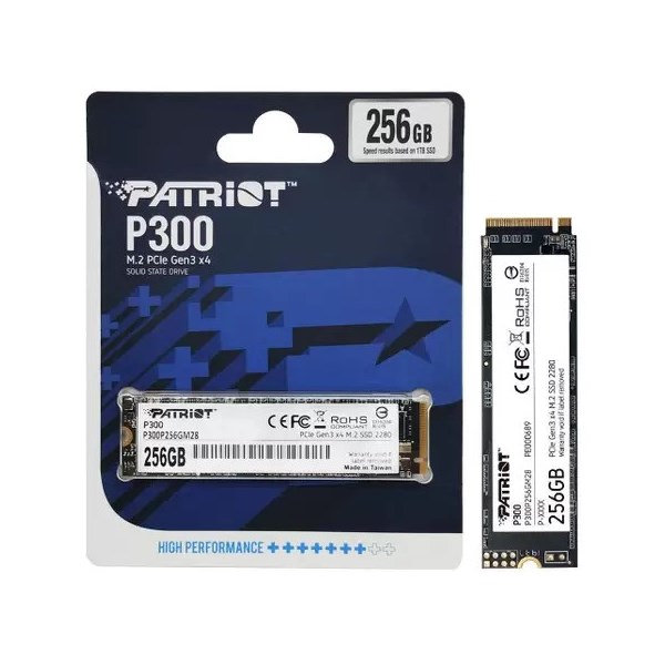 SSD 256GB PATRIOT M.2 NVME PCIE P300   P300P256GM28