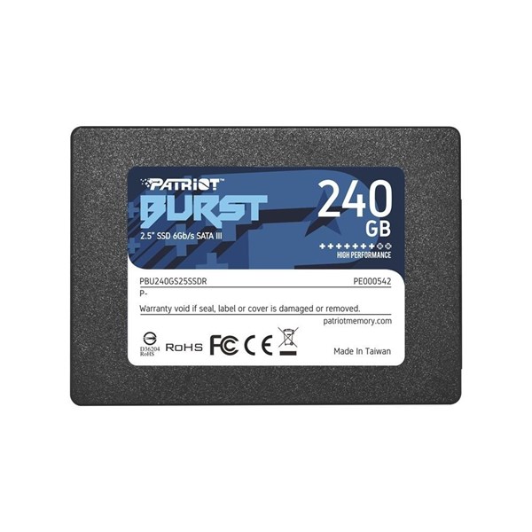 SSD PATRIOT BURST 240GB - PBE240GS25SSDR