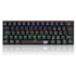 TECLADO GAMER MECANICO LAKSHMI RAINBOW PRETO SWITCH MARROM ABNT2