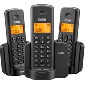 TELEFONE ELGIN SEM FIO COM 2 RAMAIS IDENT. DE CHAMADA VIVA VOZ TSF 8003